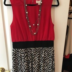 LOFT Dress 🦓❤️🖤